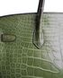 Birkin 35 in Alligator Chartreuse, other view